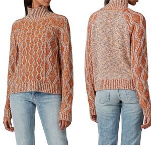 Louna Orange Multicolor Sweater size S